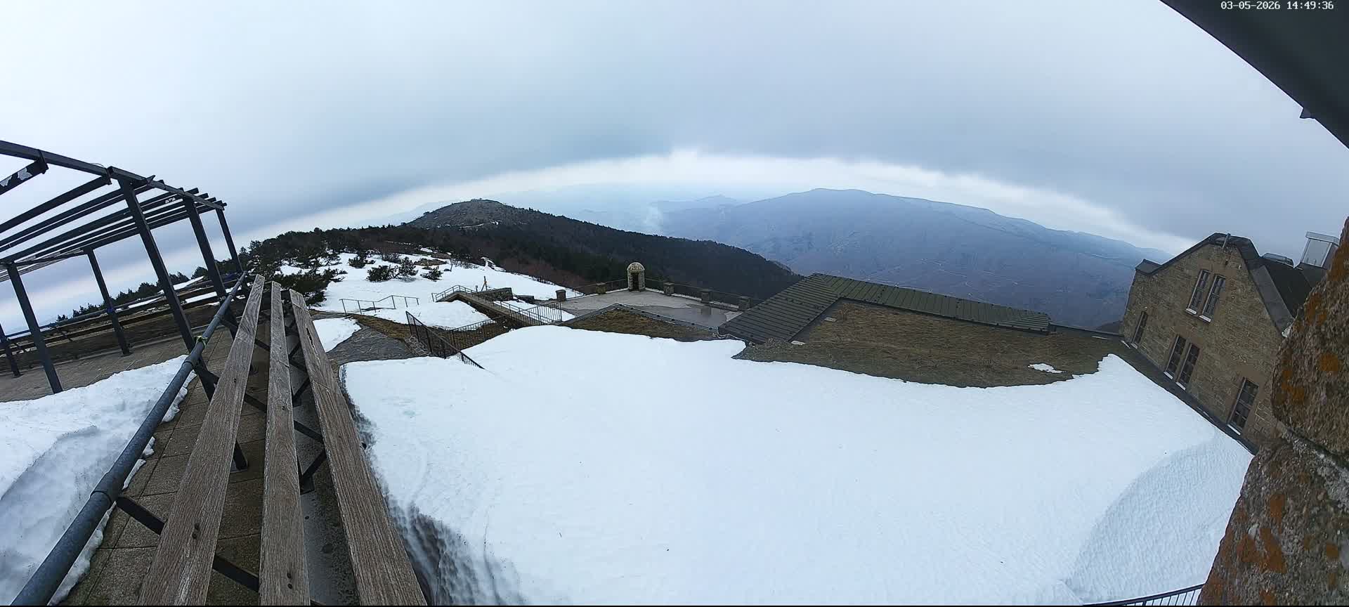 Val-d'Aigoual, Mont Aigoual South Summit (Sommet Sud) Live Cam -   Le Vigan, Gard, Occitanie, France