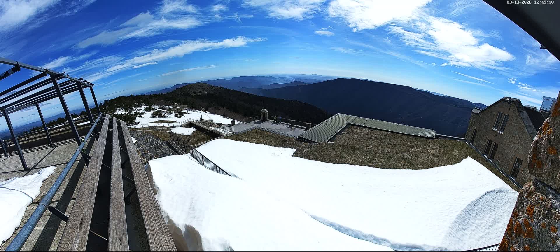 Val-d'Aigoual, Mont Aigoual South Summit (Sommet Sud) Live Cam -   Le Vigan, Gard, Occitanie, France