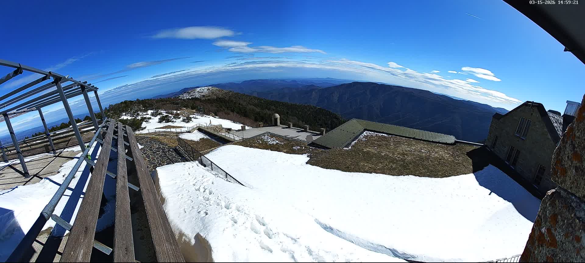 Val-d'Aigoual, Mont Aigoual South Summit (Sommet Sud) Live Cam -   Le Vigan, Gard, Occitanie, France