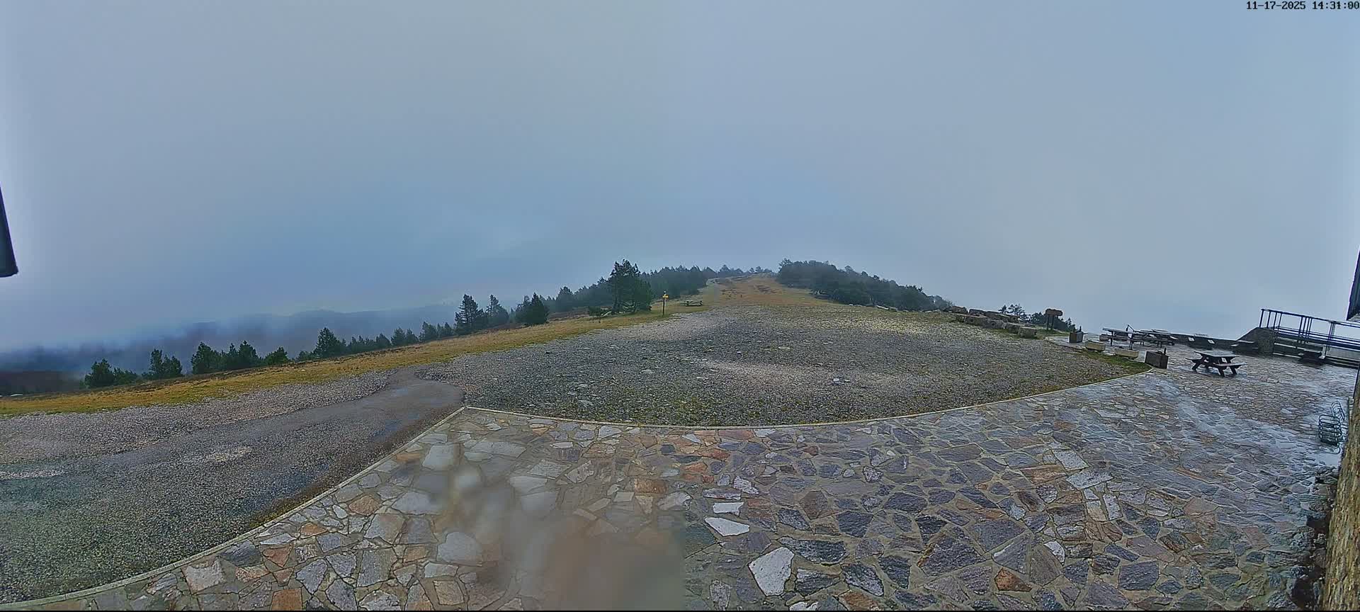 Val-d'Aigoual, Mont Aigoual East Summit (Sommet Est) Live Cam - Le Vigan, Gard, Occitanie, France