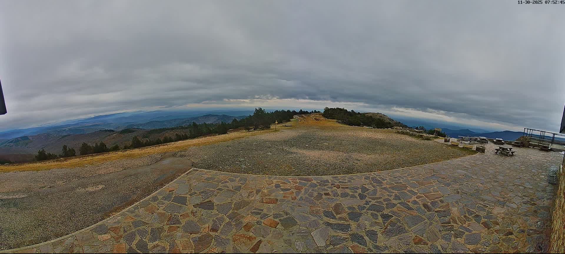 Val-d'Aigoual, Mont Aigoual East Summit (Sommet Est) Live Cam - Le Vigan, Gard, Occitanie, France