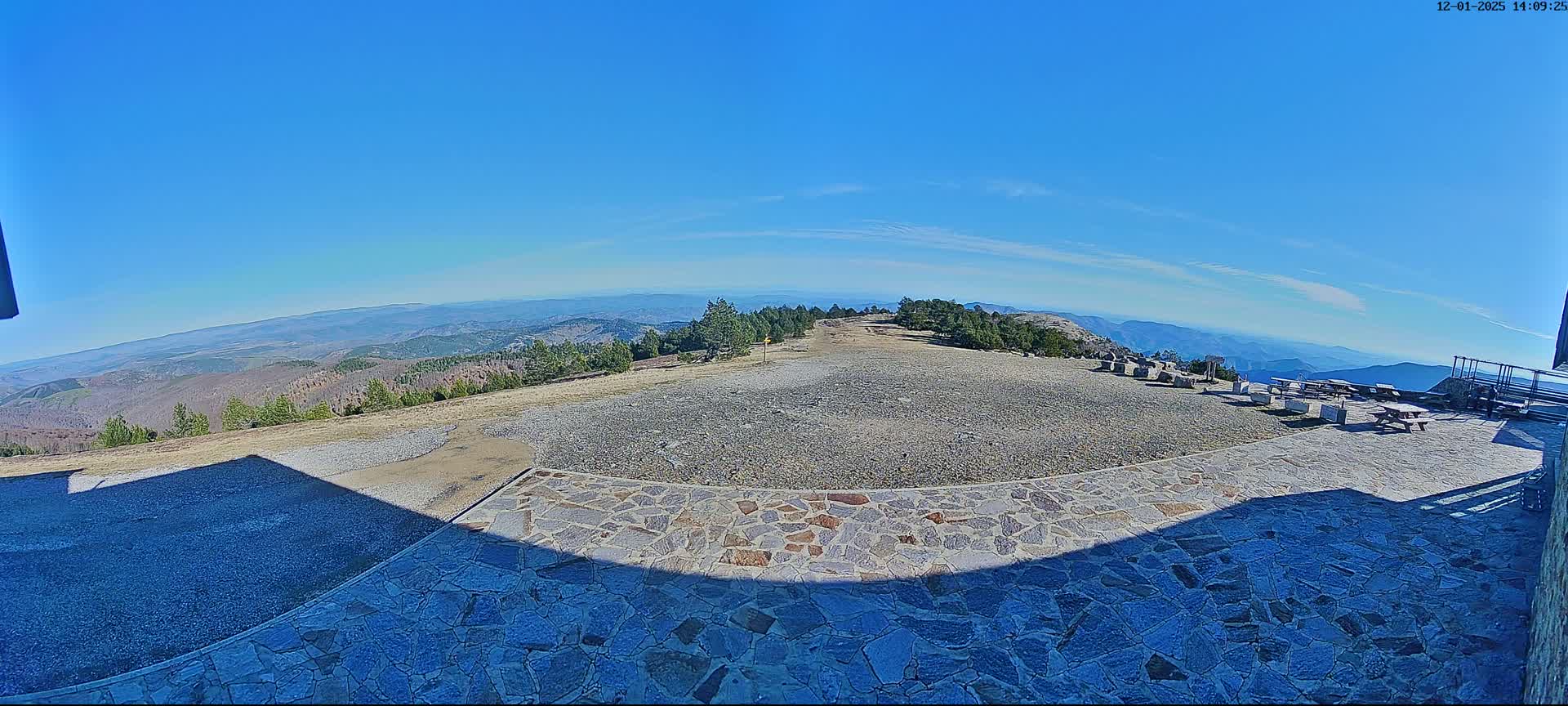 Val-d'Aigoual, Mont Aigoual East Summit (Sommet Est) Live Cam - Le Vigan, Gard, Occitanie, France