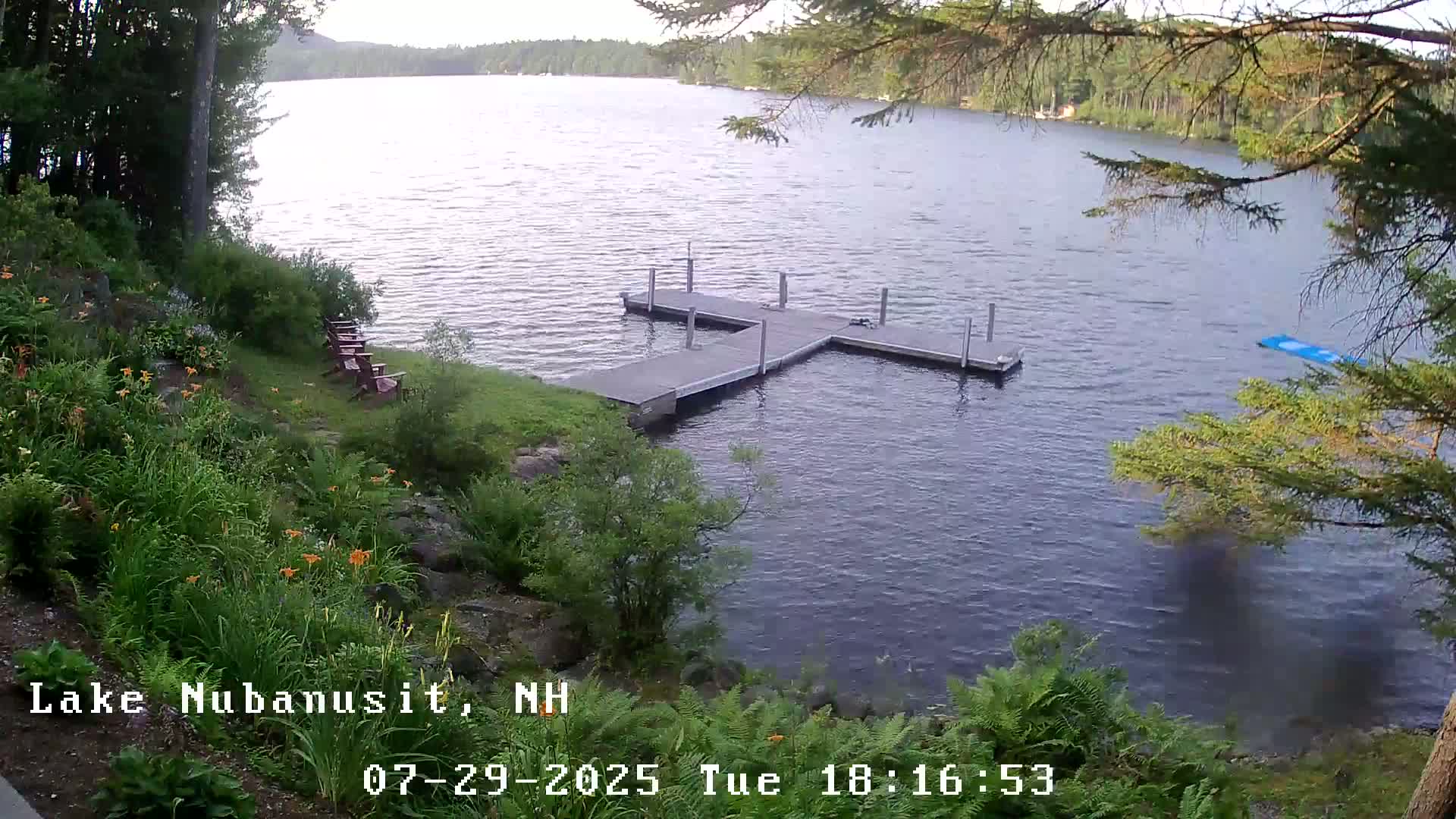 Lake Nubanusit Live Cam - Hancock, Hillsborough, New Hampshire, USA