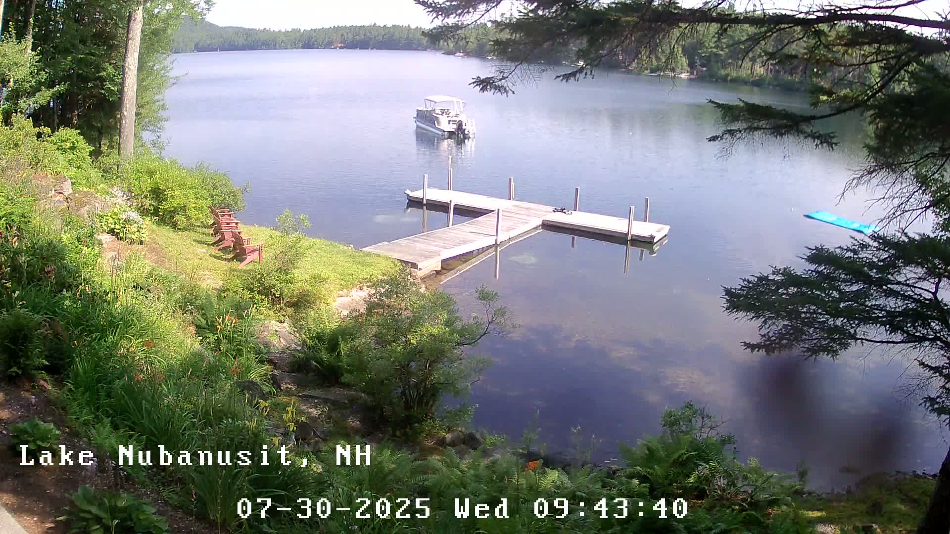 Lake Nubanusit Live Cam - Hancock, Hillsborough, New Hampshire, USA