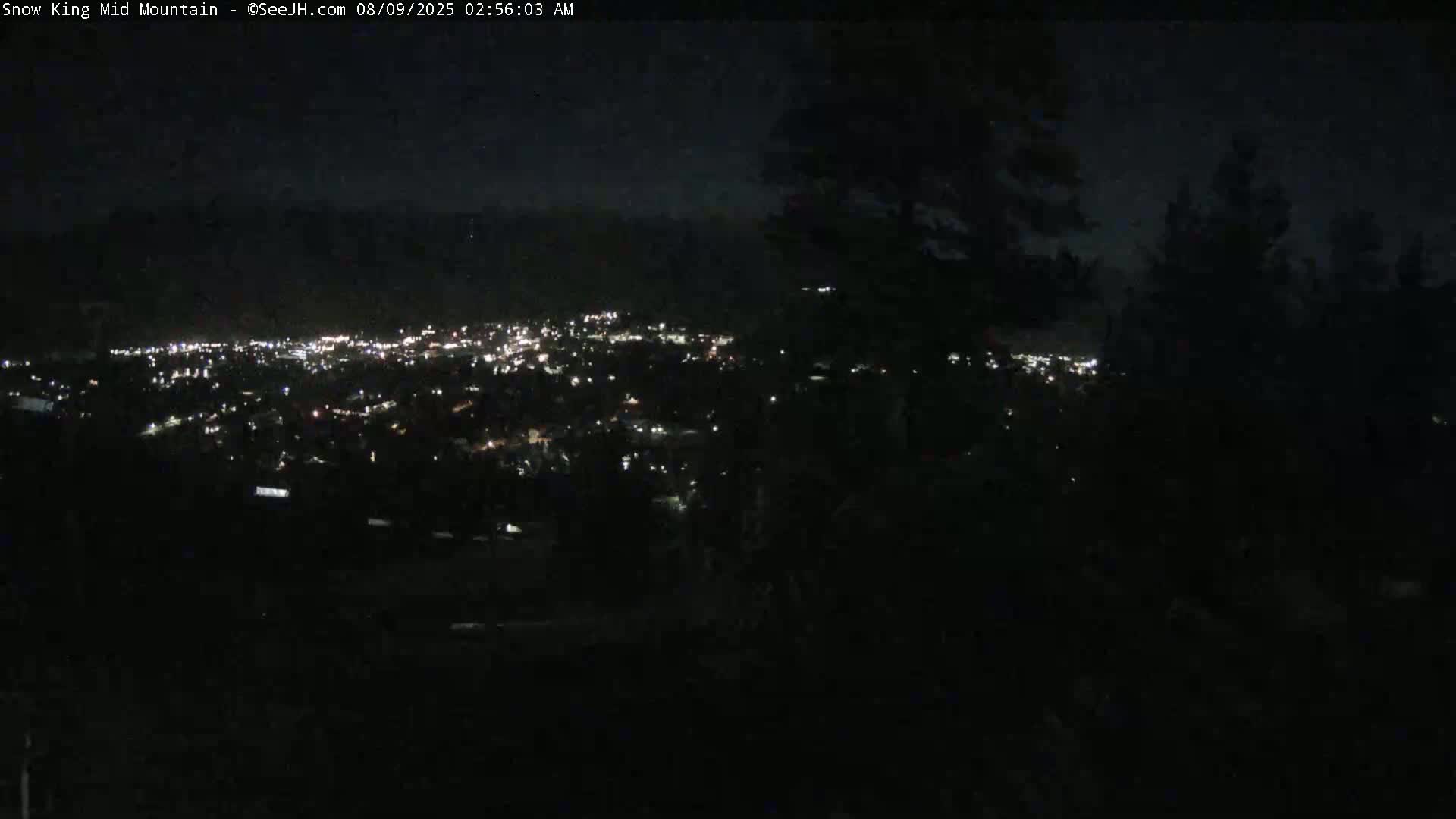 Jackson City Skyline & Alpine Slide Live Cam - Jackson, Teton, Wyoming, USA