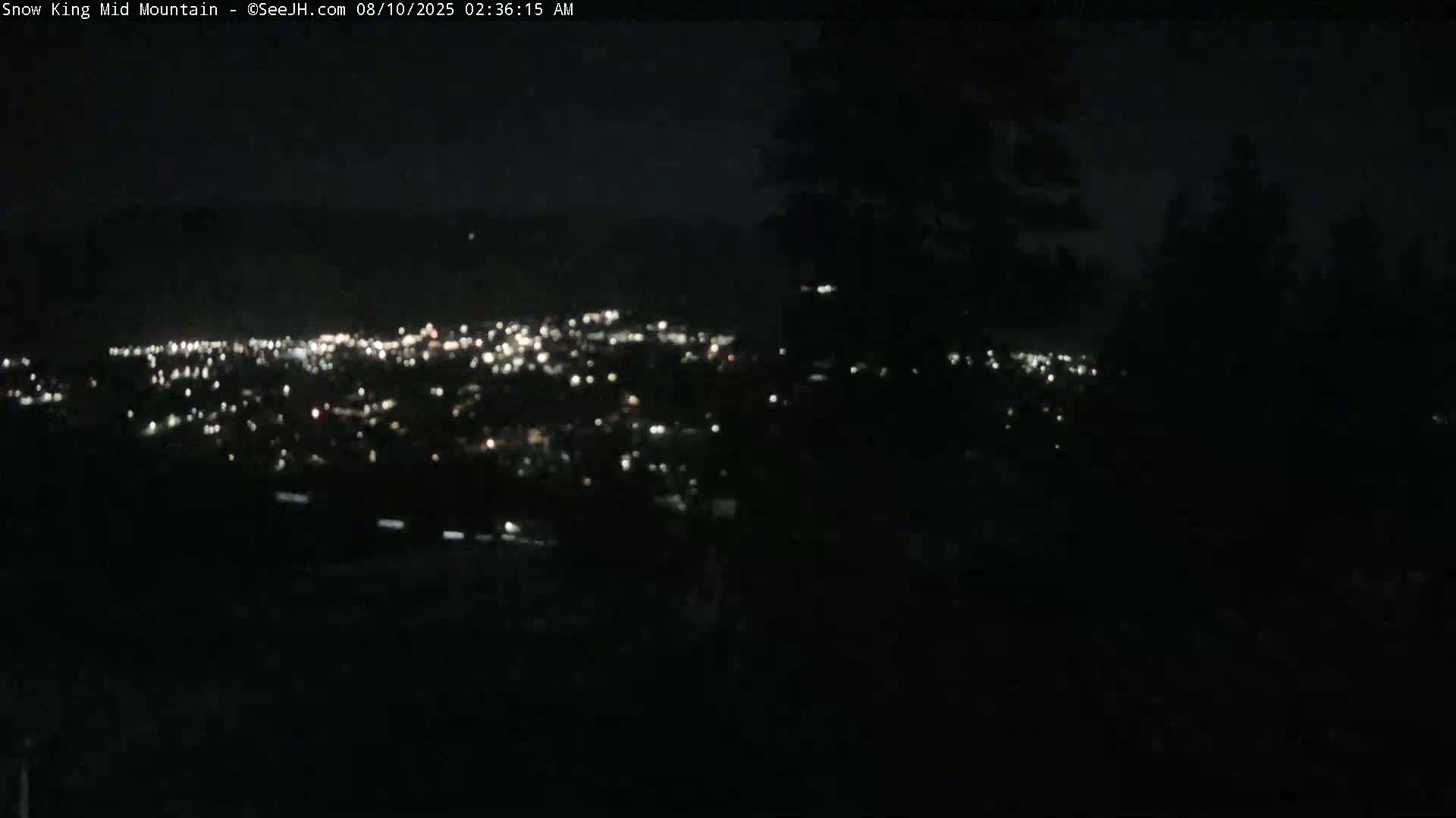 Jackson City Skyline & Alpine Slide Live Cam - Jackson, Teton, Wyoming, USA