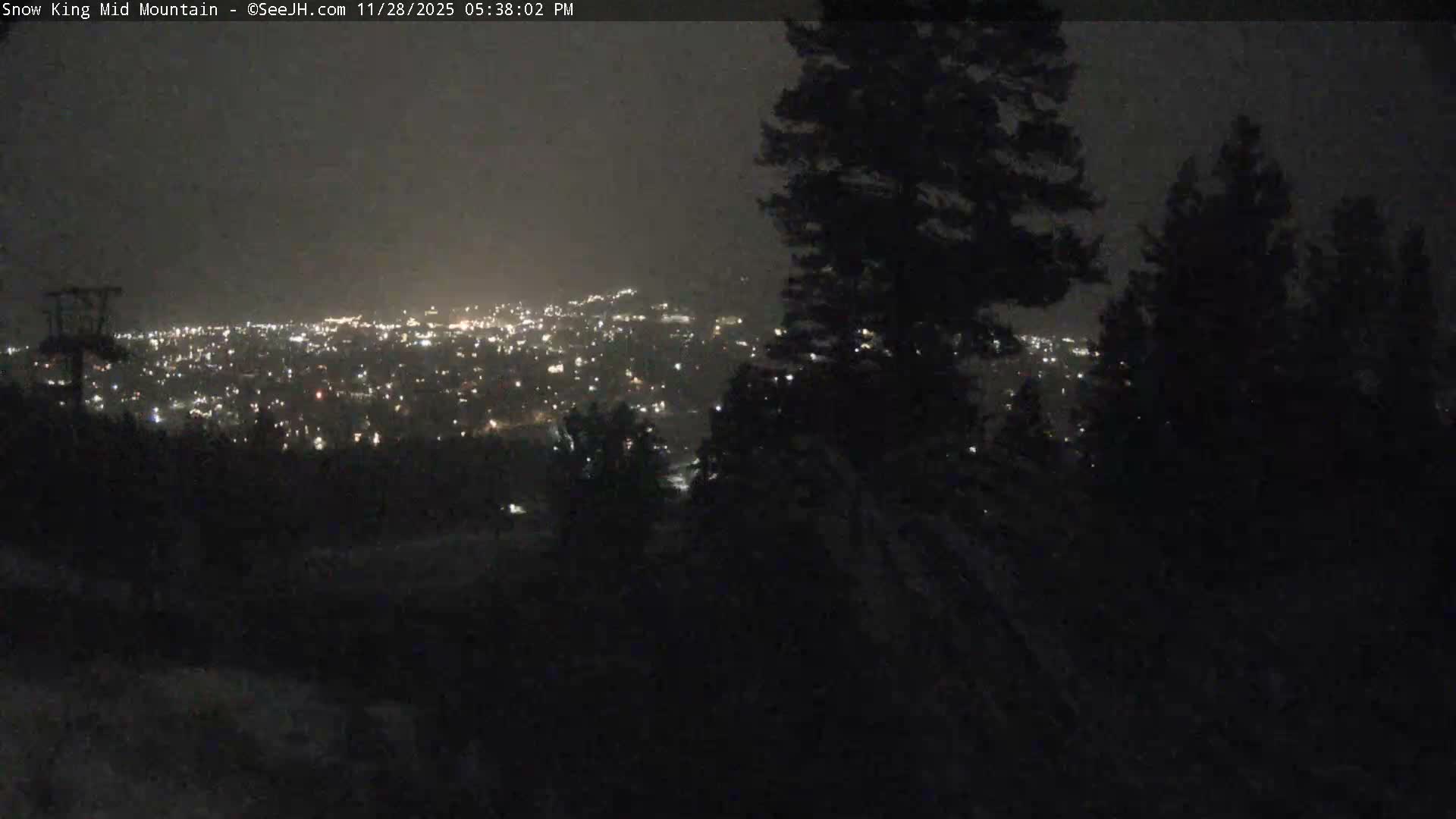 Jackson City Skyline & Alpine Slide Live Cam - Jackson, Teton, Wyoming, USA