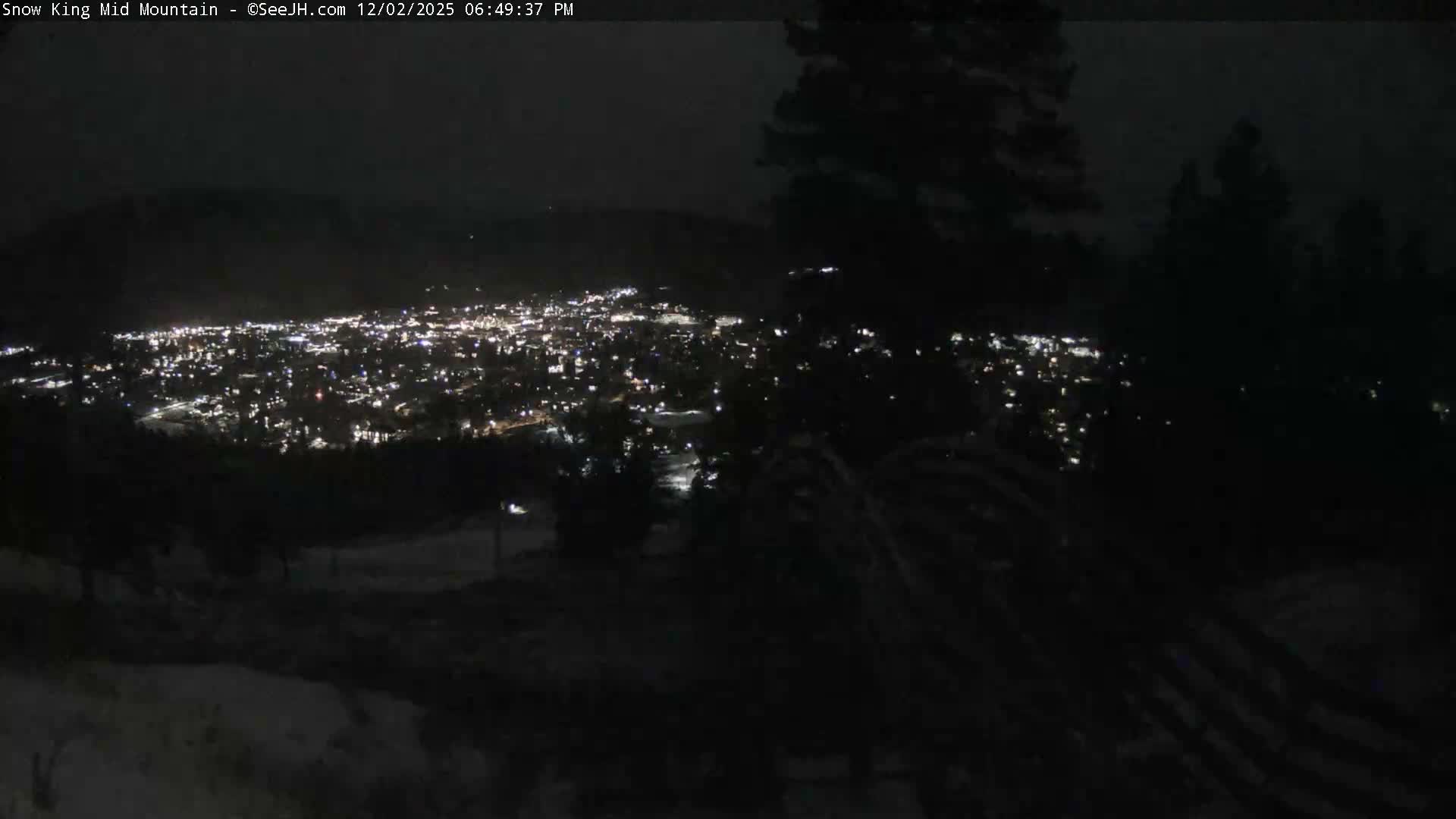 Jackson City Skyline & Alpine Slide Live Cam - Jackson, Teton, Wyoming, USA