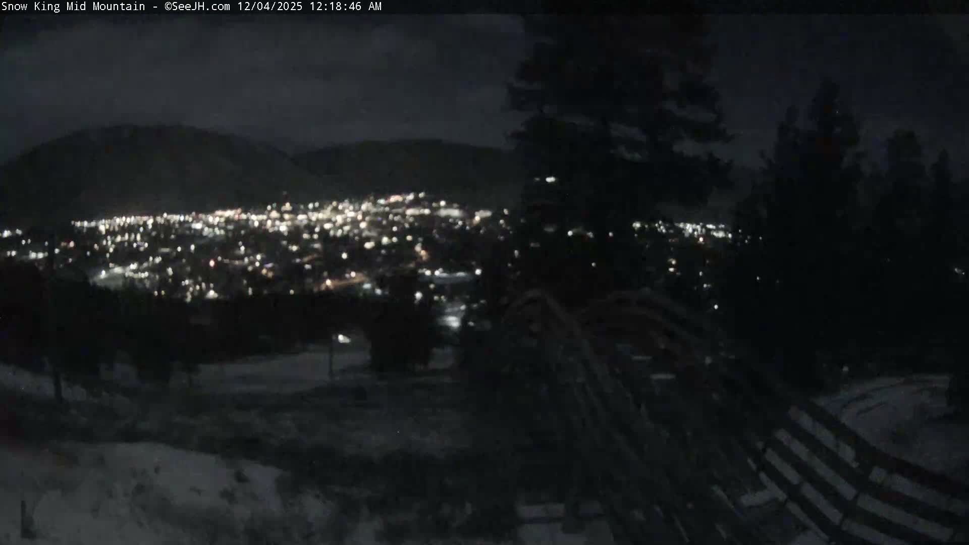 Jackson City Skyline & Alpine Slide Live Cam - Jackson, Teton, Wyoming, USA
