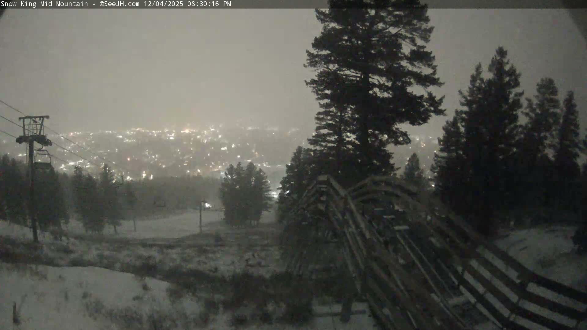 Jackson City Skyline & Alpine Slide Live Cam - Jackson, Teton, Wyoming, USA