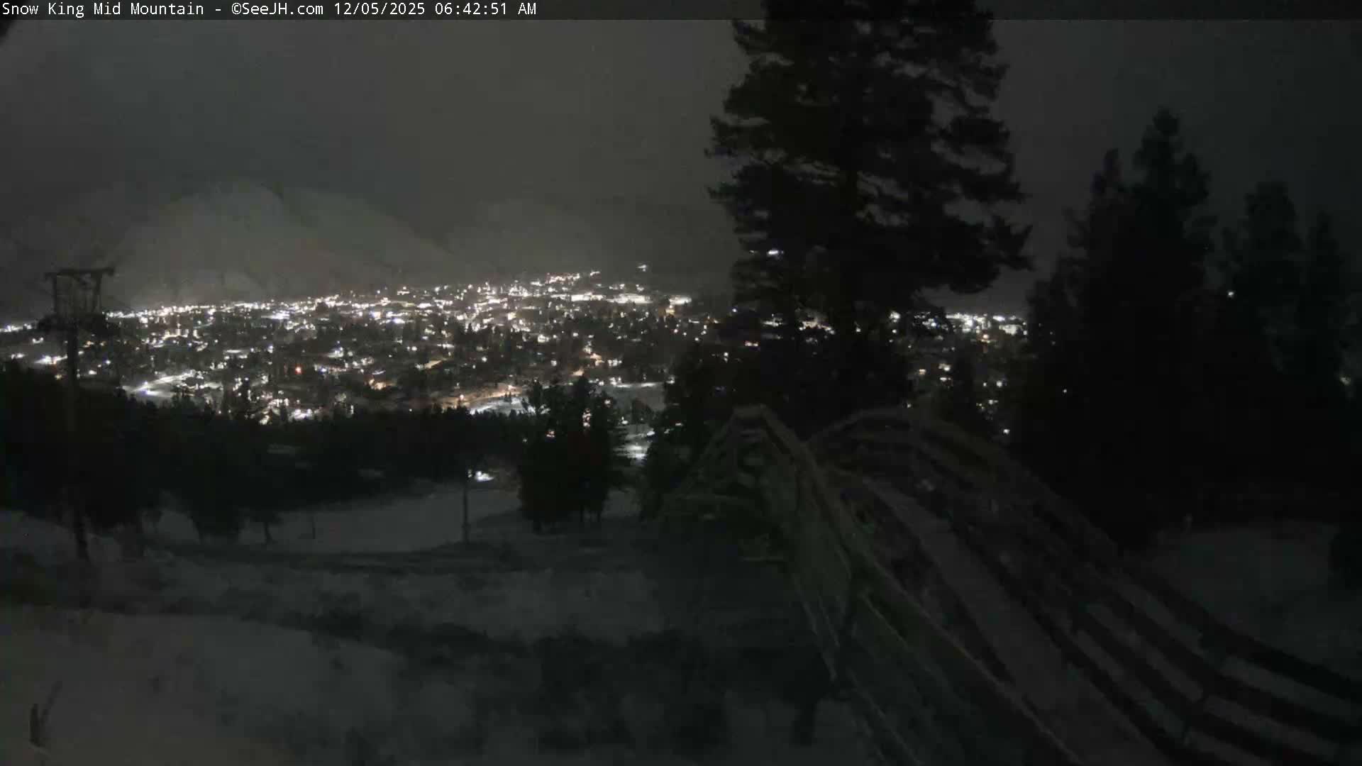Jackson City Skyline & Alpine Slide Live Cam - Jackson, Teton, Wyoming, USA