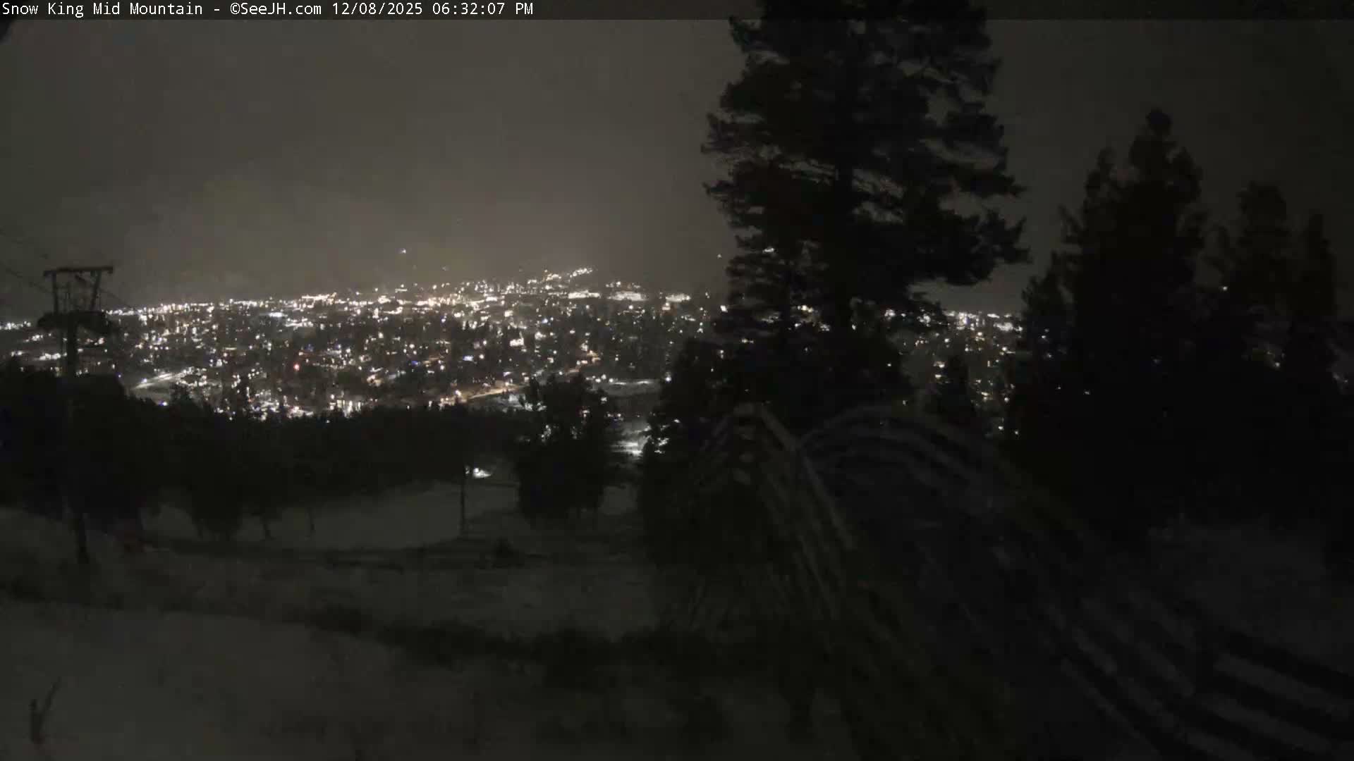Jackson City Skyline & Alpine Slide Live Cam - Jackson, Teton, Wyoming, USA