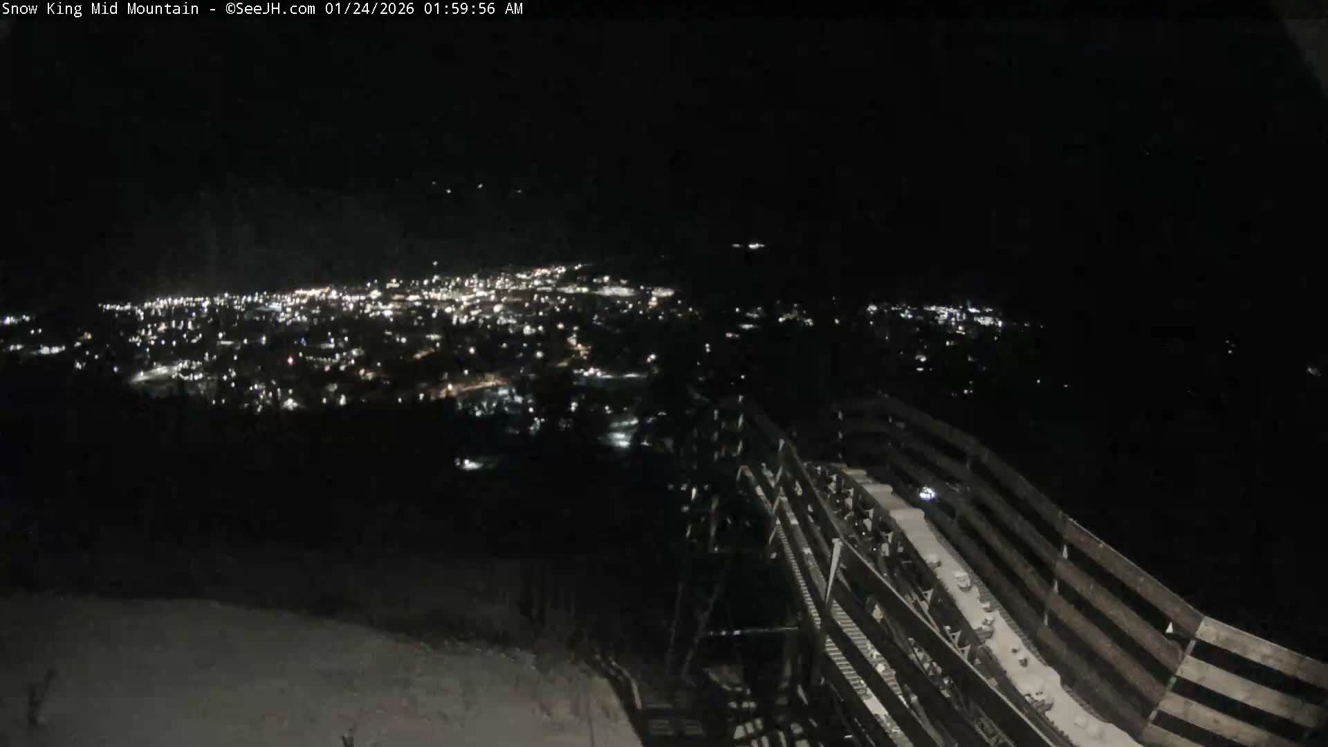 Jackson City Skyline & Alpine Slide Live Cam - Jackson, Teton, Wyoming, USA