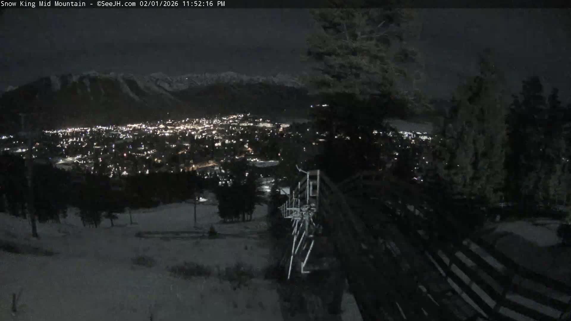 Jackson City Skyline & Alpine Slide Live Cam - Jackson, Teton, Wyoming, USA