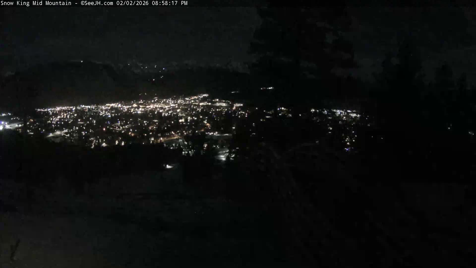 Jackson City Skyline & Alpine Slide Live Cam - Jackson, Teton, Wyoming, USA