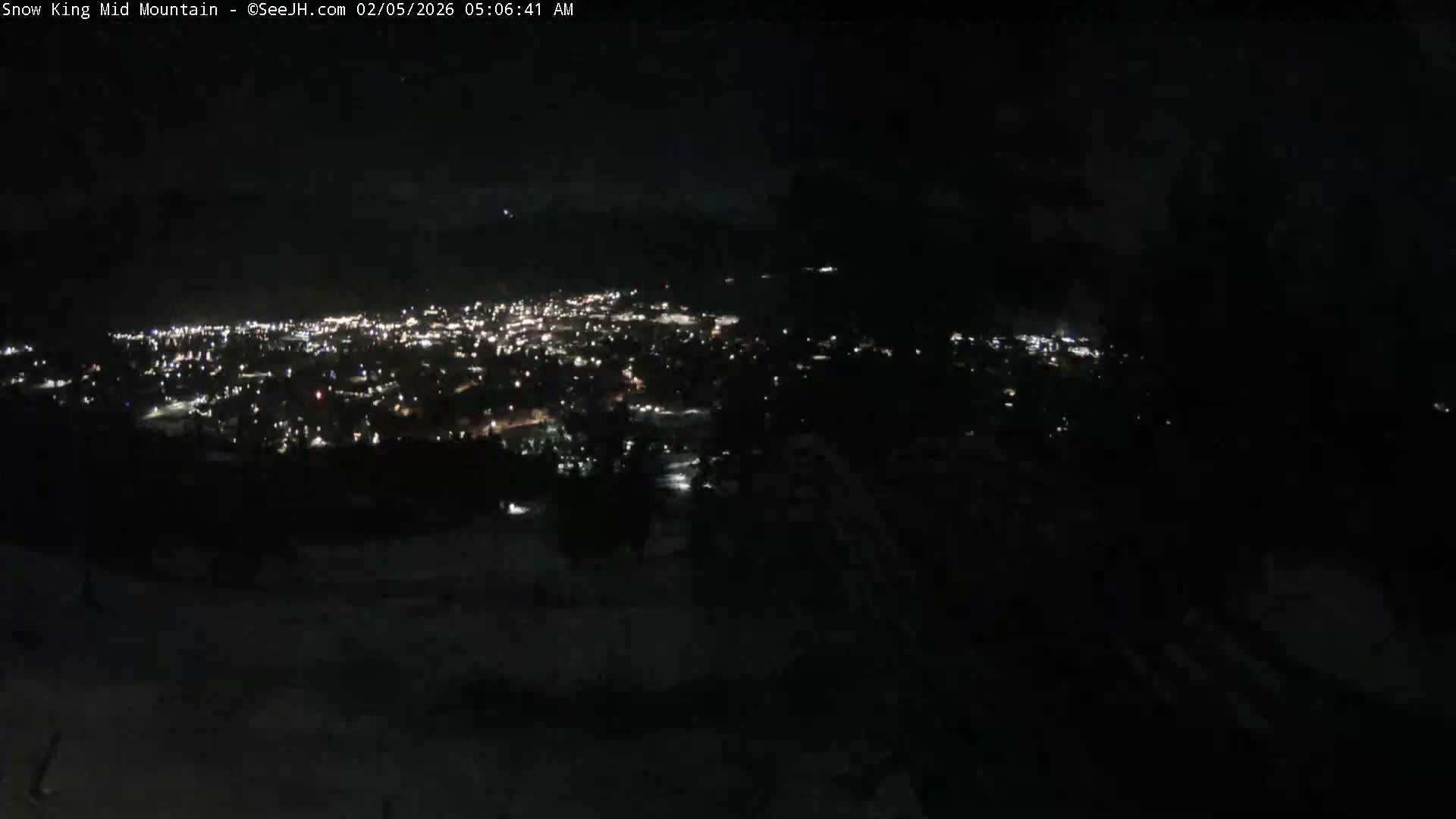 Jackson City Skyline & Alpine Slide Live Cam - Jackson, Teton, Wyoming, USA