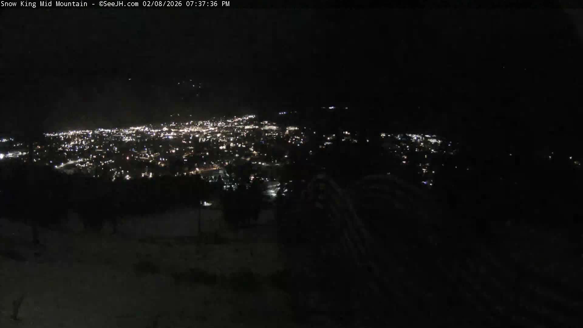 Jackson City Skyline & Alpine Slide Live Cam - Jackson, Teton, Wyoming, USA
