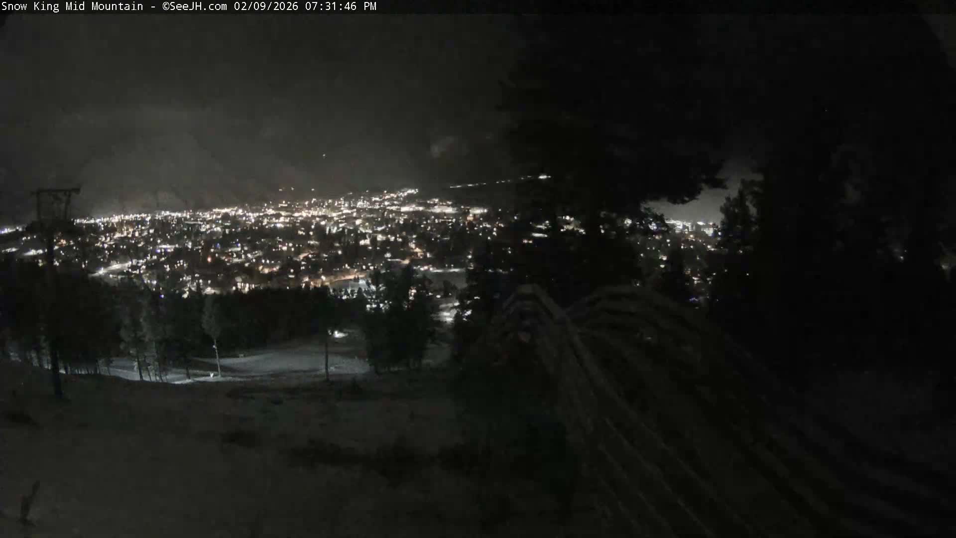 Jackson City Skyline & Alpine Slide Live Cam - Jackson, Teton, Wyoming, USA
