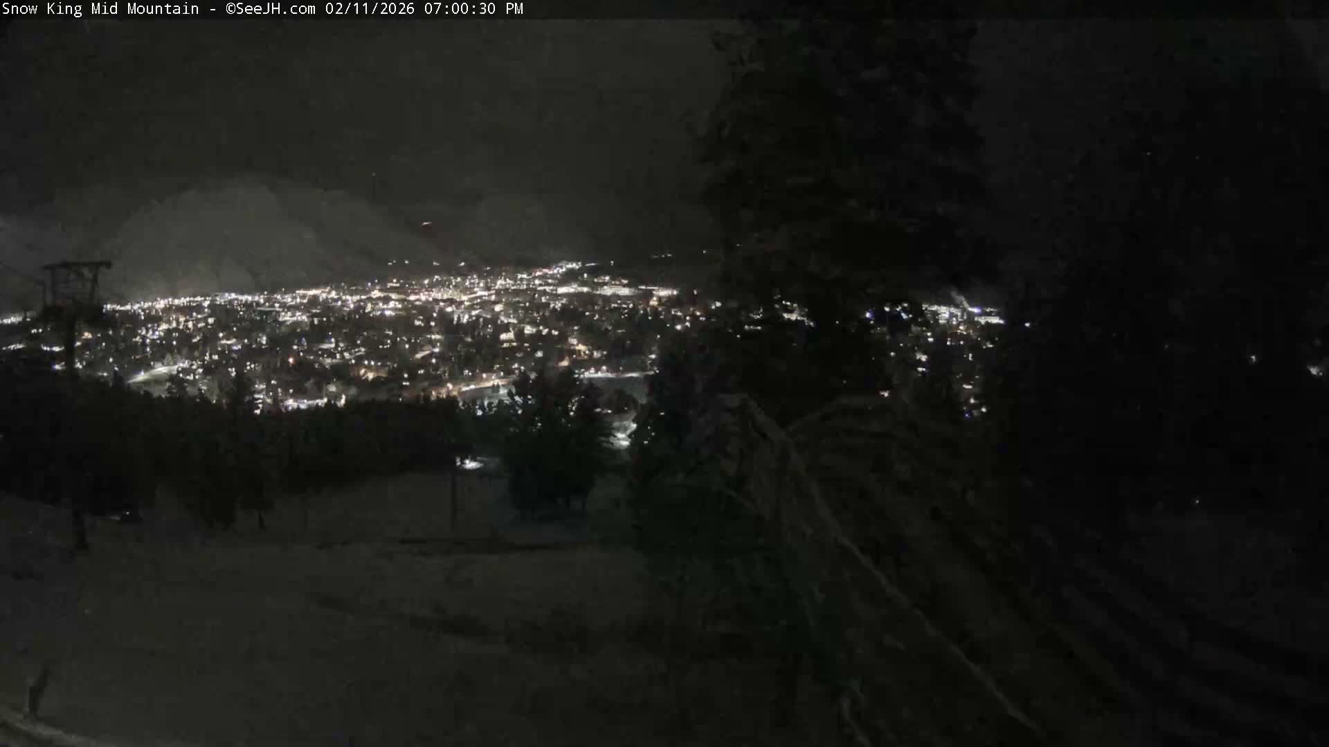 Jackson City Skyline & Alpine Slide Live Cam - Jackson, Teton, Wyoming, USA