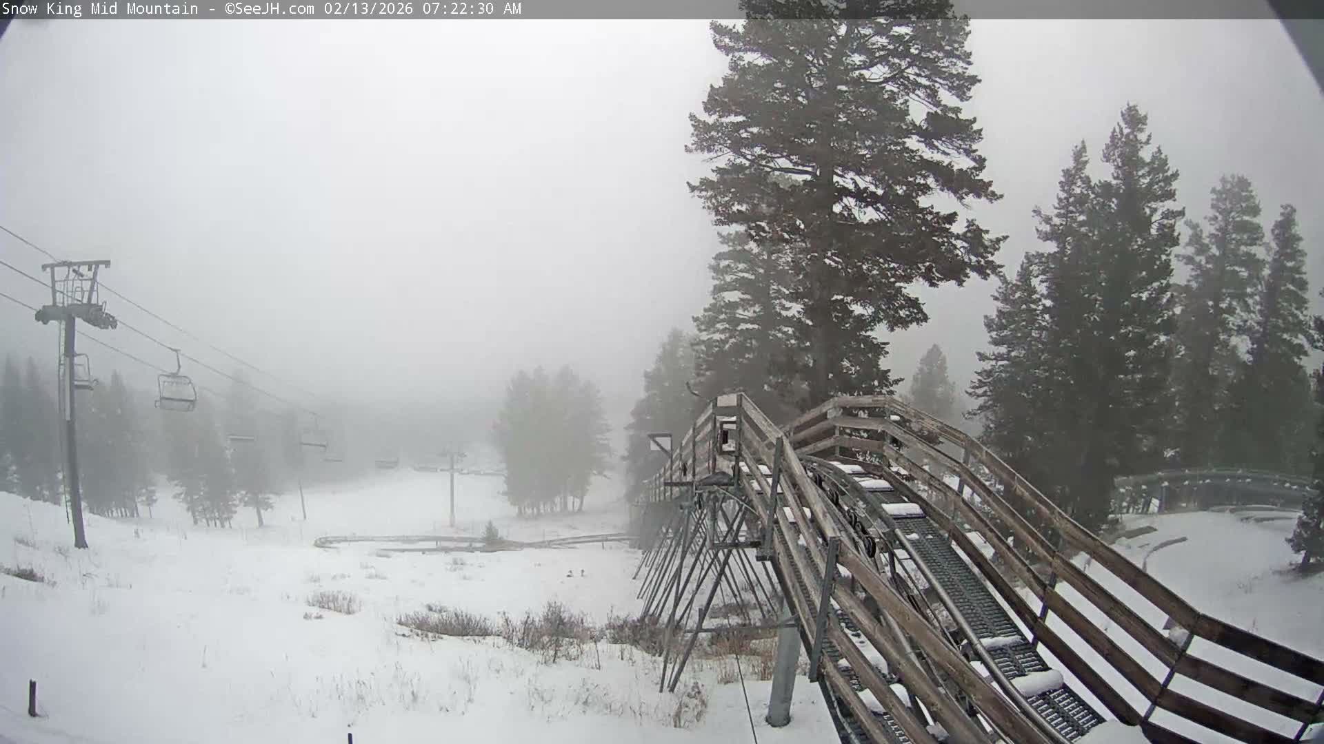 Jackson City Skyline & Alpine Slide Live Cam - Jackson, Teton, Wyoming, USA