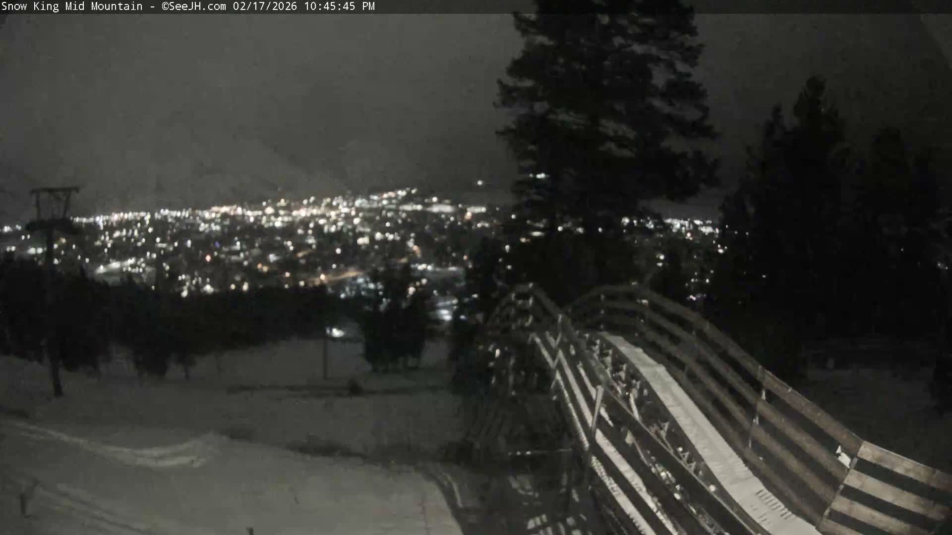 Jackson City Skyline & Alpine Slide Live Cam - Jackson, Teton, Wyoming, USA