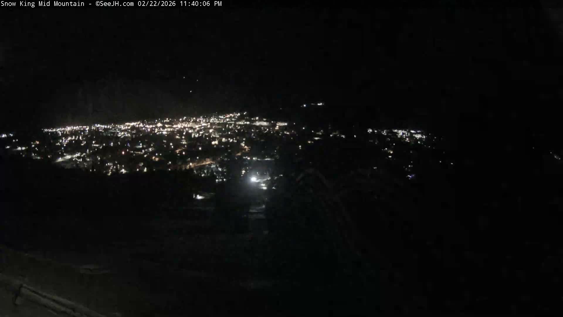Jackson City Skyline & Alpine Slide Live Cam - Jackson, Teton, Wyoming, USA