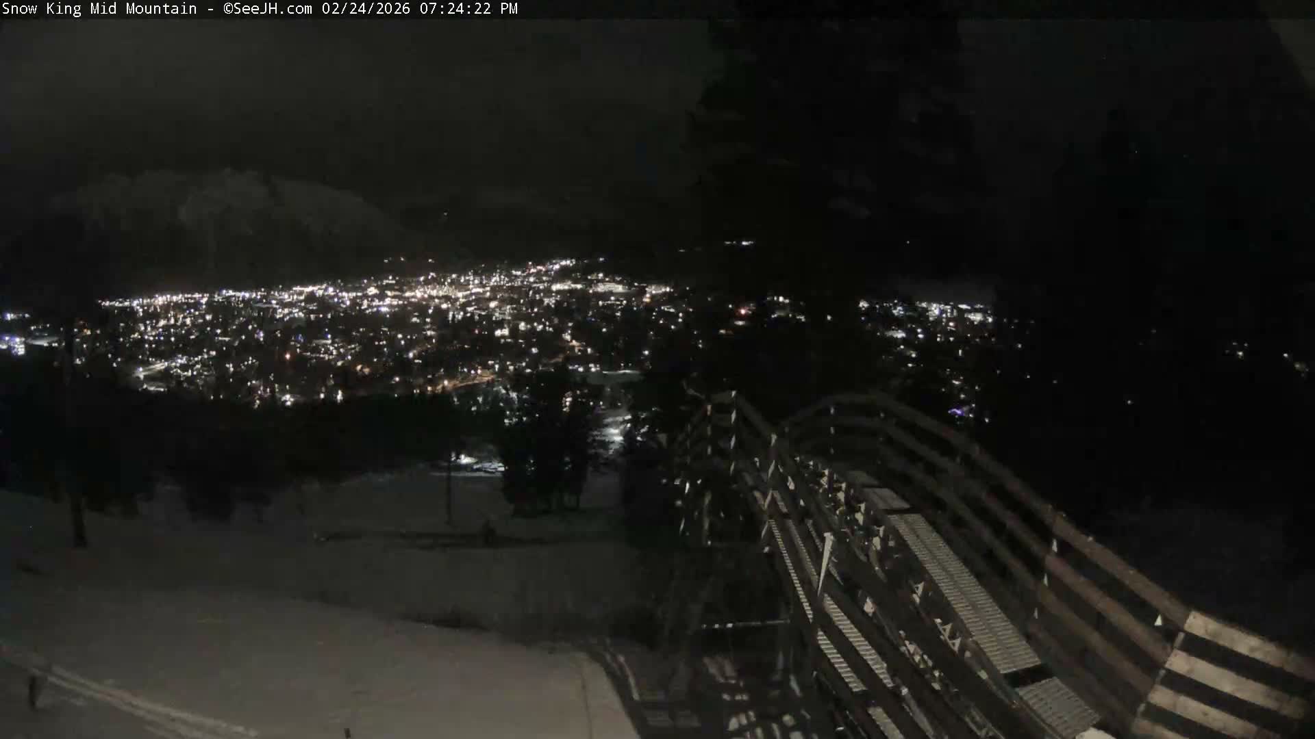 Jackson City Skyline & Alpine Slide Live Cam - Jackson, Teton, Wyoming, USA
