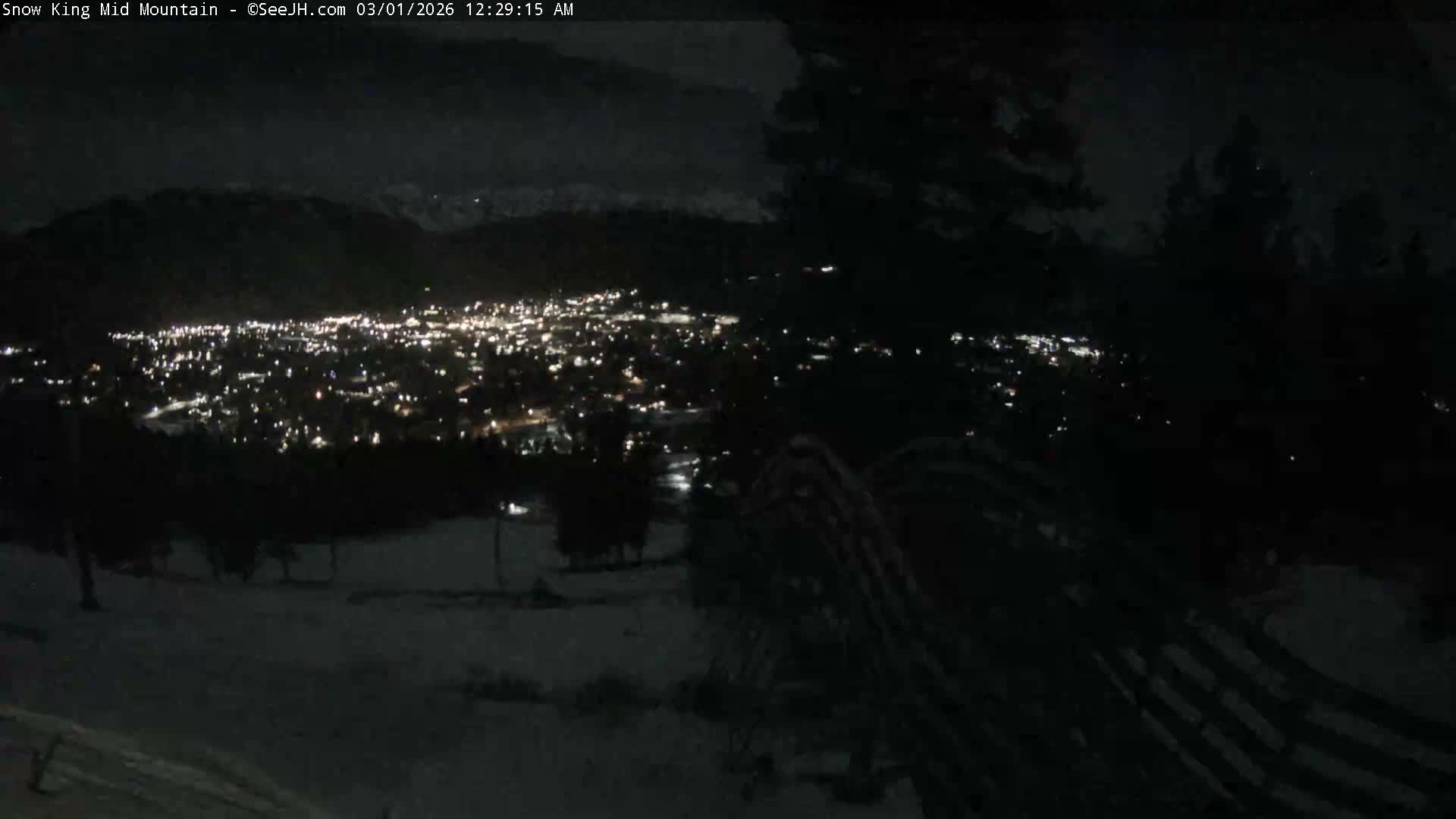 Jackson City Skyline & Alpine Slide Live Cam - Jackson, Teton, Wyoming, USA