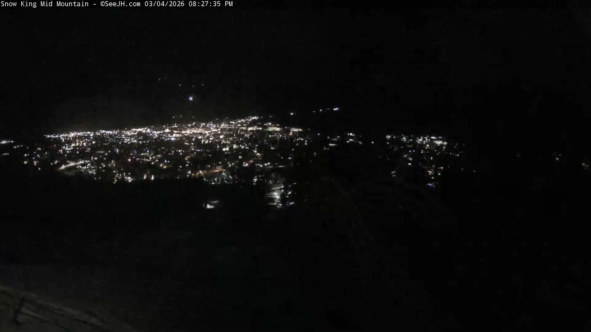 Jackson City Skyline & Alpine Slide Live Cam - Jackson, Teton, Wyoming, USA