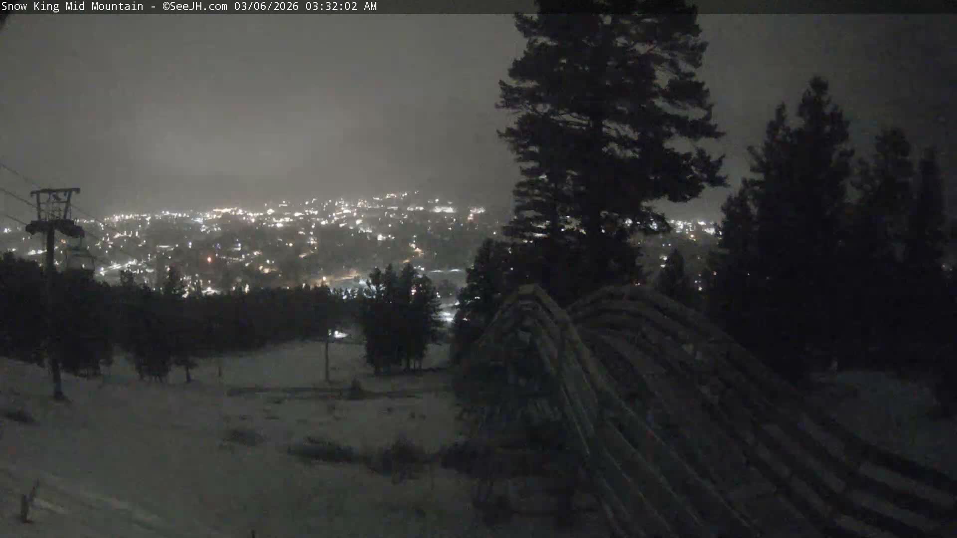 Jackson City Skyline & Alpine Slide Live Cam - Jackson, Teton, Wyoming, USA