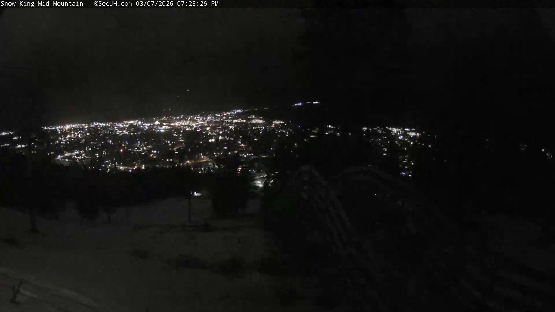 Jackson City Skyline & Alpine Slide Live Cam - Jackson, Teton, Wyoming, USA