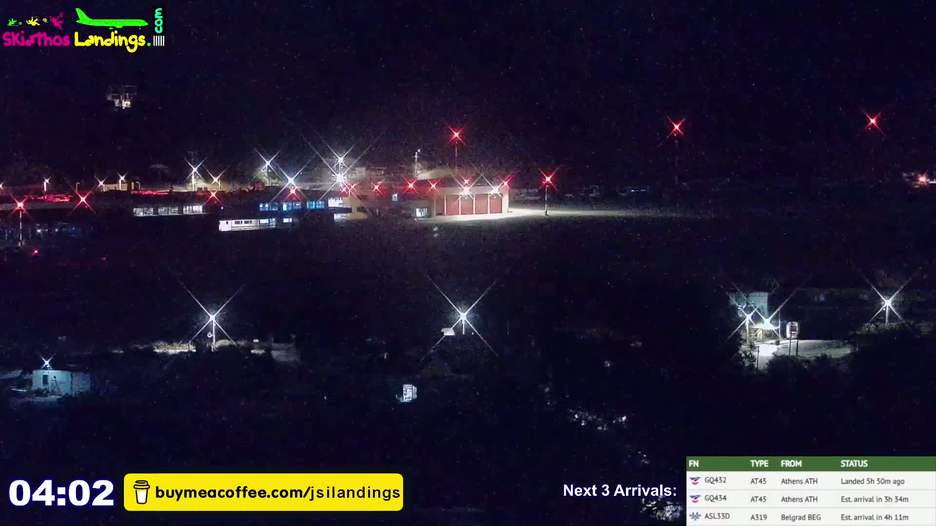 Skiathos Island Alexandros Papadiamantis National Airport Live Cam JSI / LGSK - Xanemos, Skiáthos, Sporades, Thessaly & Central Greece (Thessalía), Greece