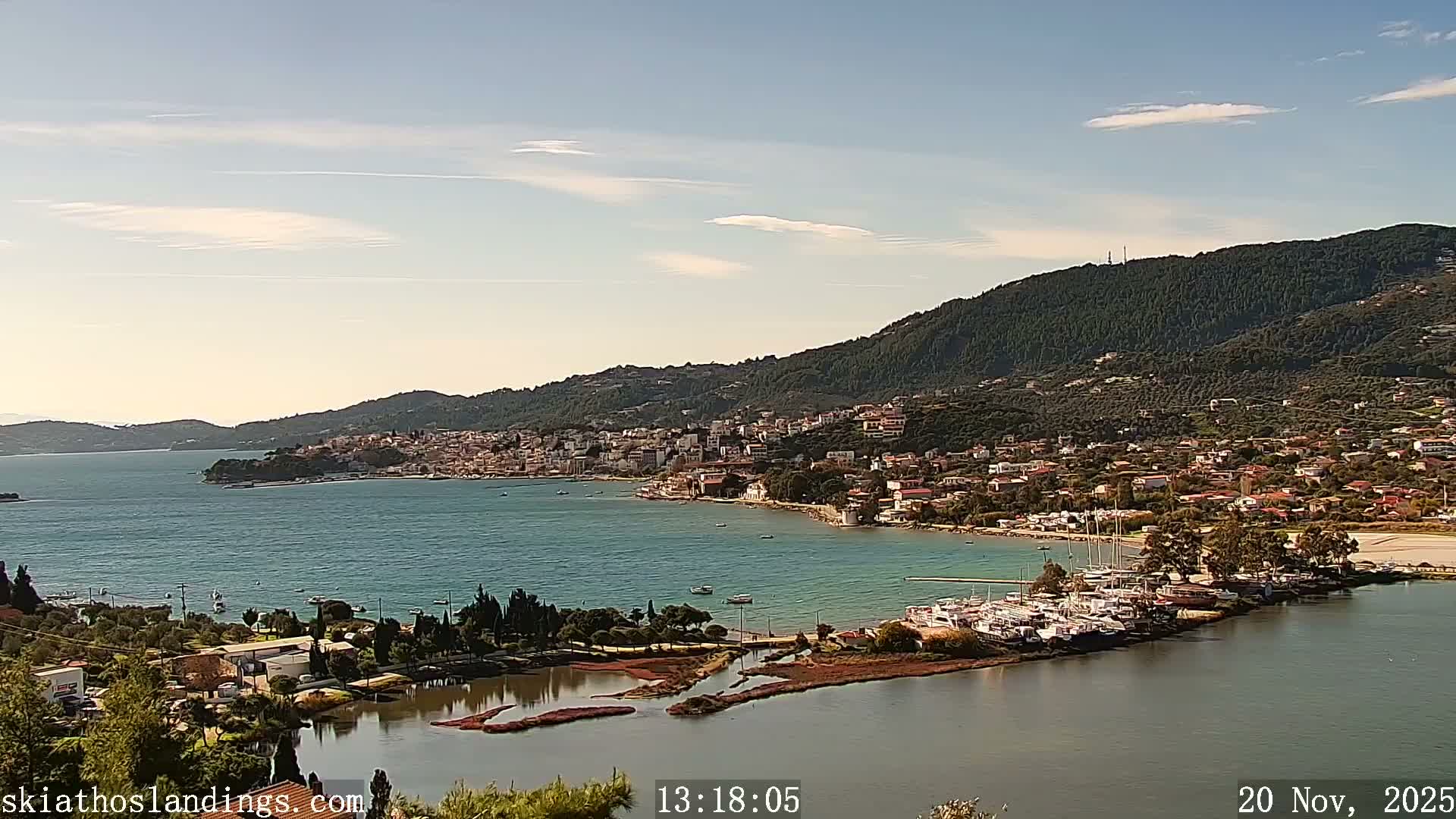 Skiathos Island Alexandros Papadiamantis National Airport Live Cam JSI / LGSK - Xanemos, Skiáthos, Sporades, Thessaly & Central Greece (Thessalía), Greece