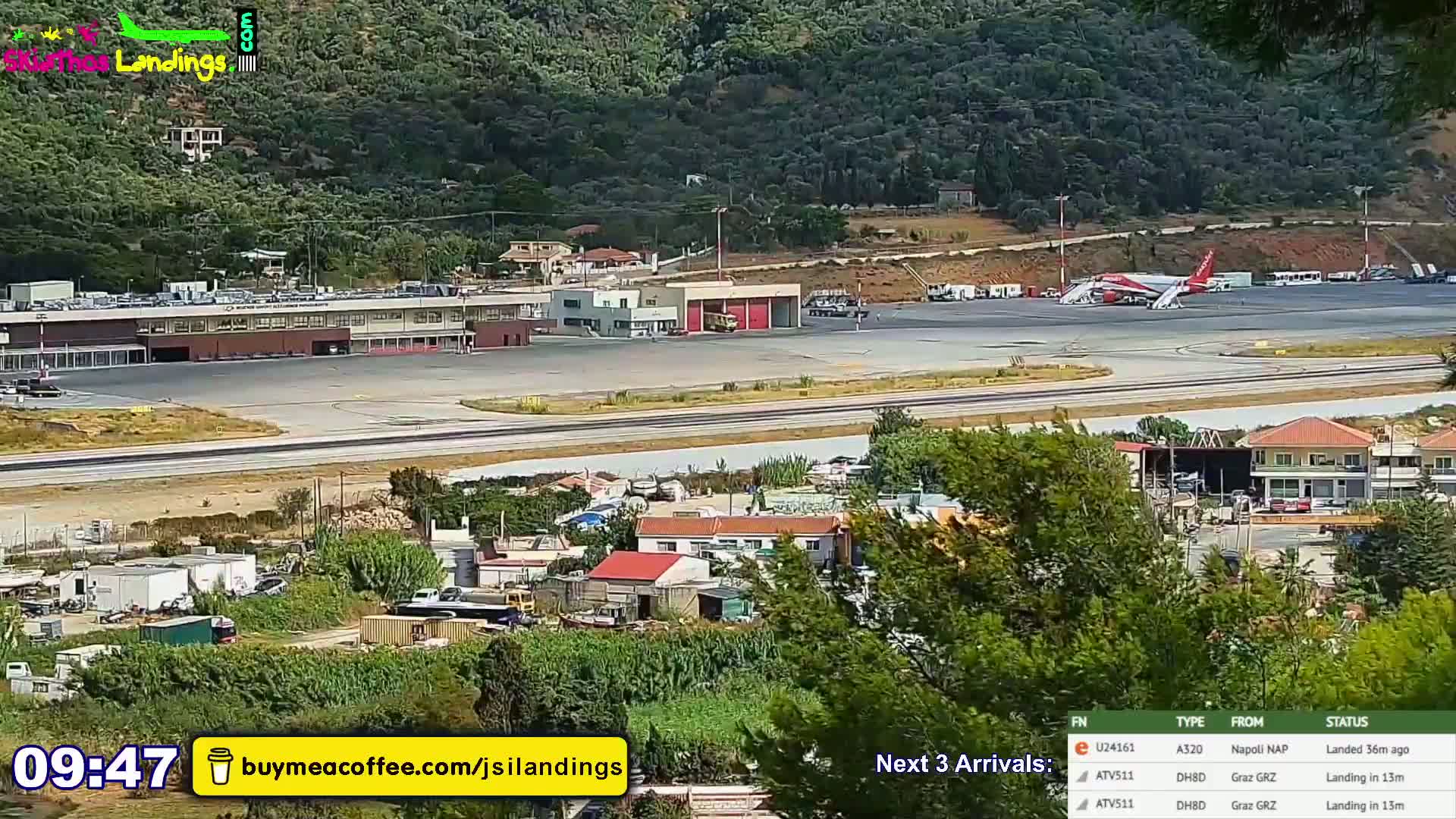 Corfu, Paralia Agios Georgios Beach Live Cam - San George, Agious Georgious, North Corfu (Vóreia Kérkyra), Corfu (Kérkyra), Ionian Islands (Periféreia Ioníon Níson), Greece