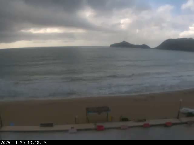 Corfu, Paralia Agios Georgios Beach Live Cam - San George, Agious Georgious, North Corfu (Vóreia Kérkyra), Corfu (Kérkyra), Ionian Islands (Periféreia Ioníon Níson), Greece
