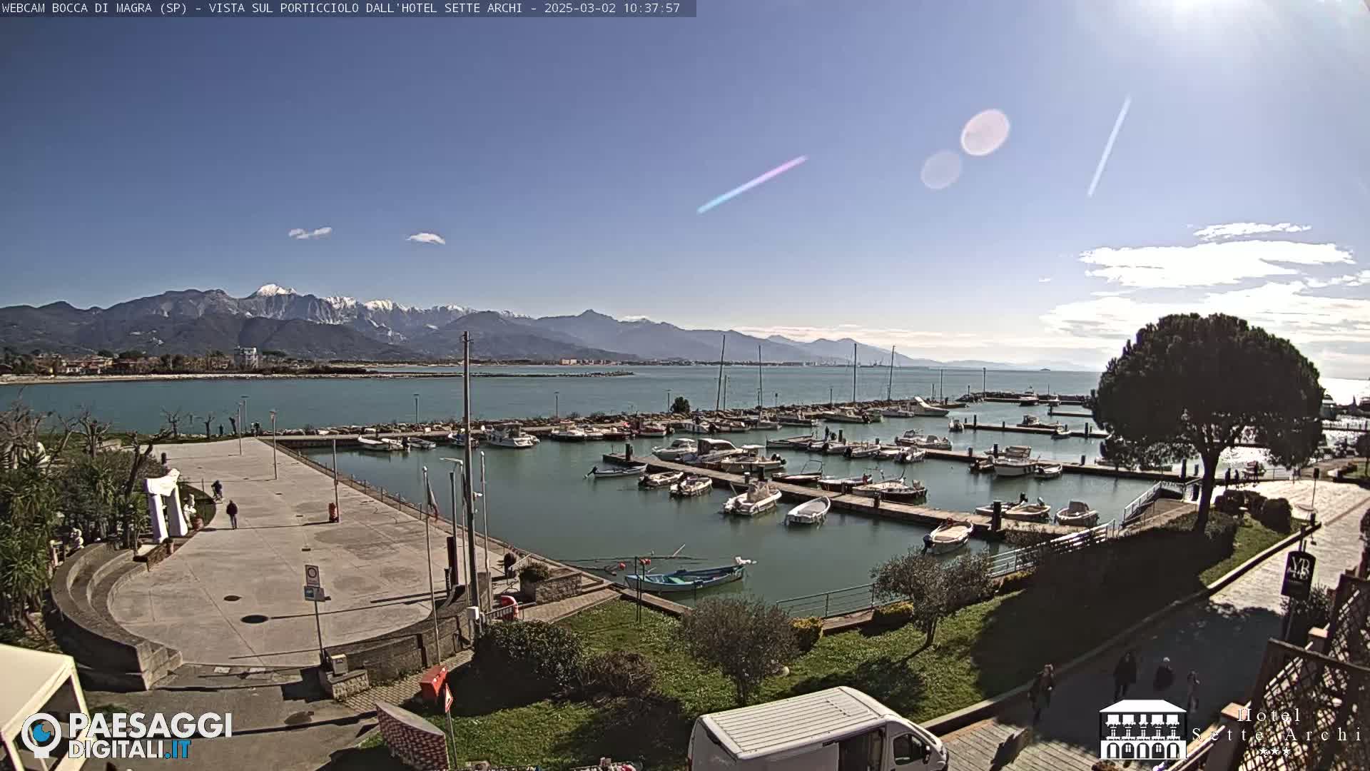  Bocca di Magra Harbor Live Cam - La Spezia, Liguria, Italy