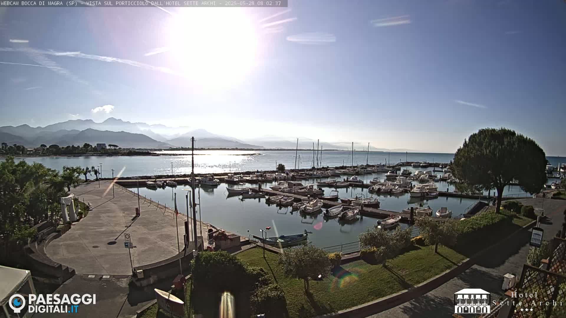  Bocca di Magra Harbor Live Cam - La Spezia, Liguria, Italy