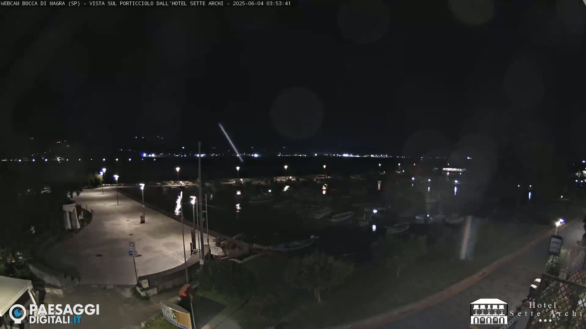  Bocca di Magra Harbor Live Cam - La Spezia, Liguria, Italy