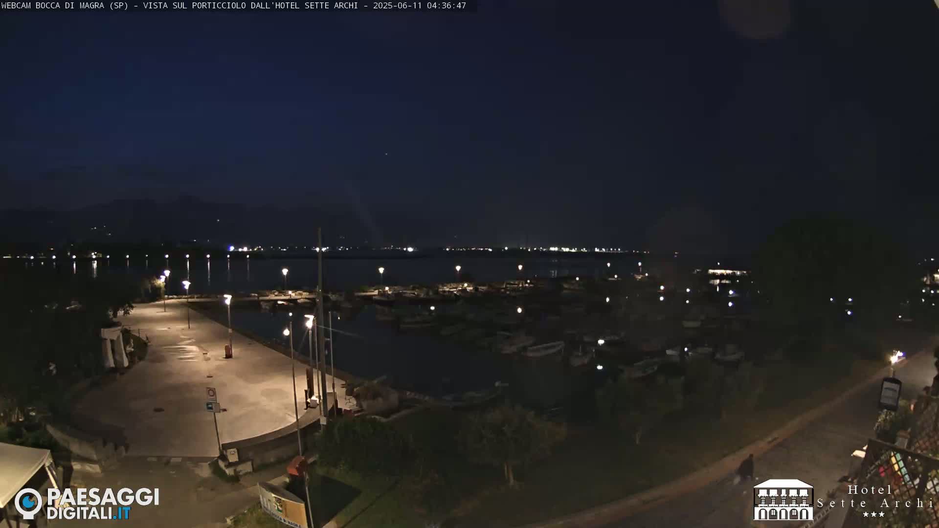  Bocca di Magra Harbor Live Cam - La Spezia, Liguria, Italy