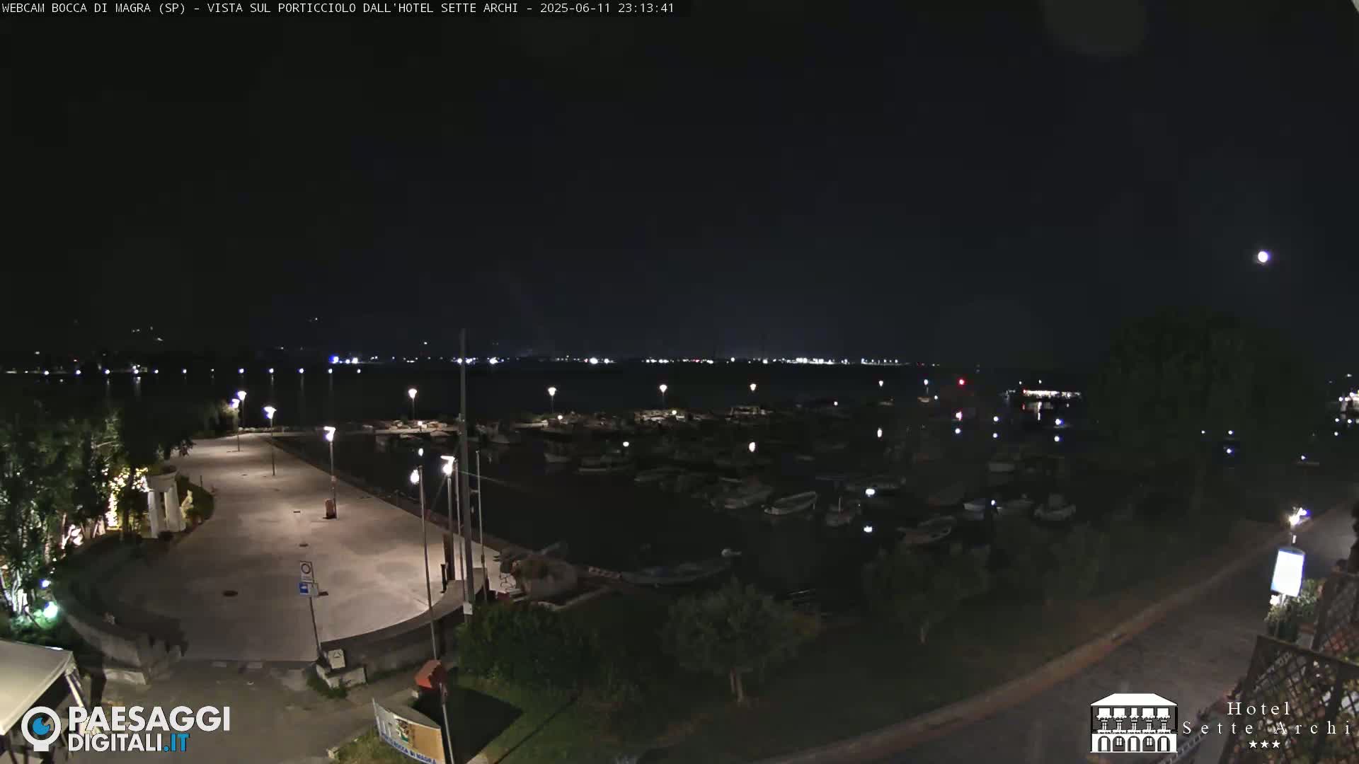  Bocca di Magra Harbor Live Cam - La Spezia, Liguria, Italy