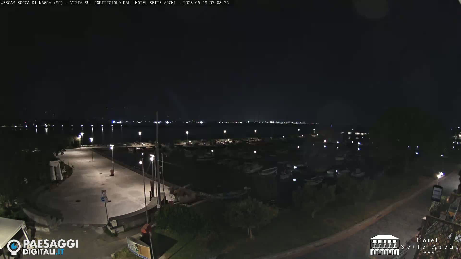  Bocca di Magra Harbor Live Cam - La Spezia, Liguria, Italy