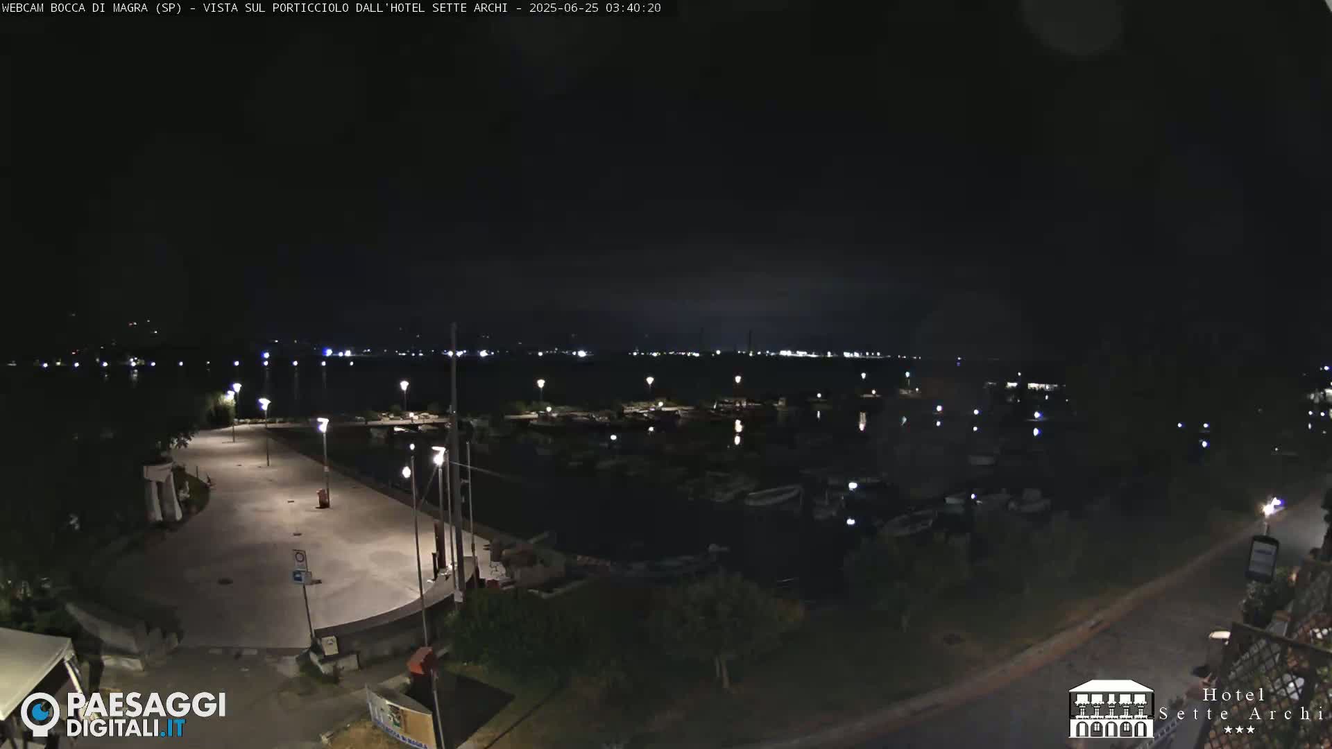  Bocca di Magra Harbor Live Cam - La Spezia, Liguria, Italy