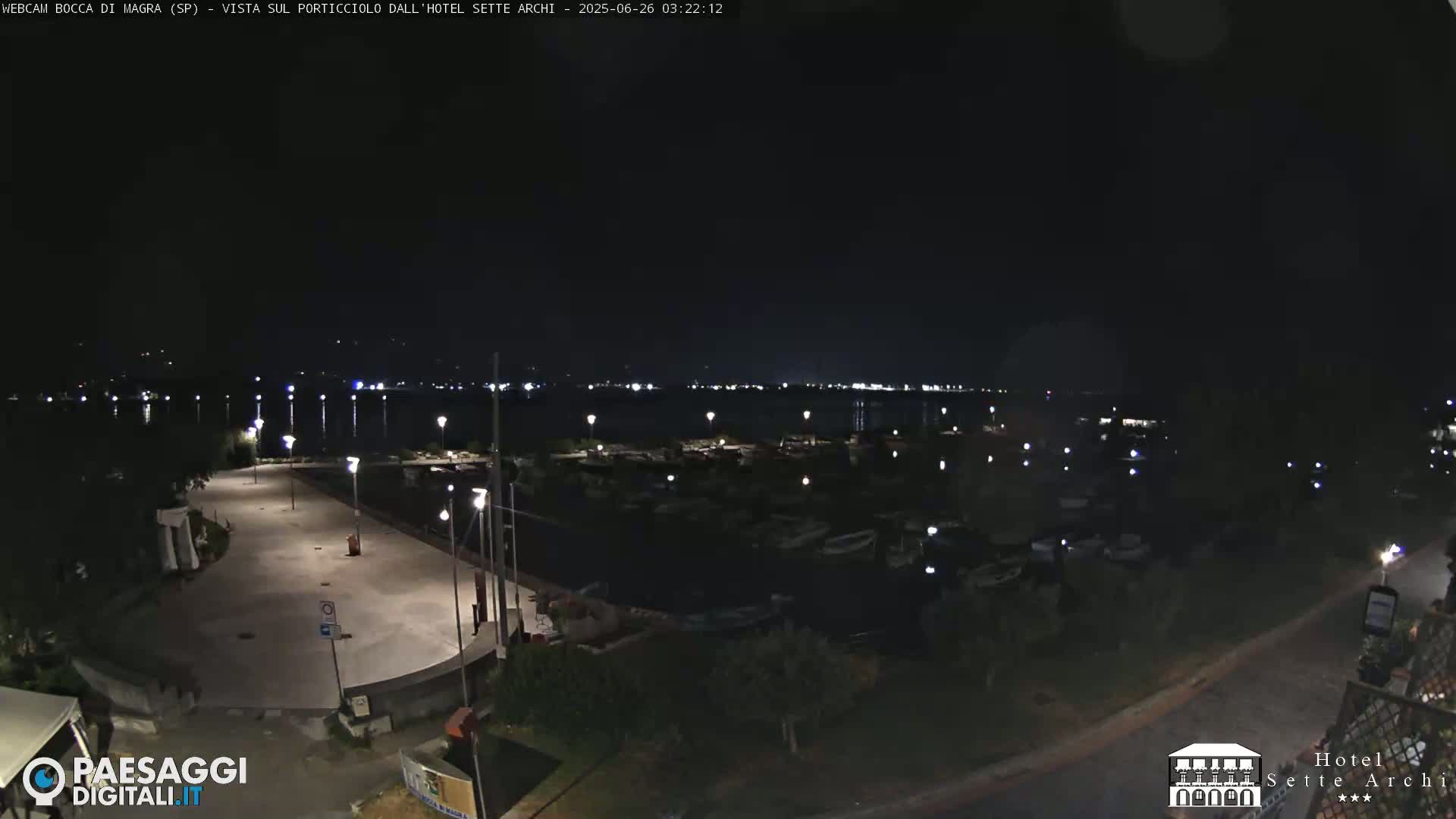  Bocca di Magra Harbor Live Cam - La Spezia, Liguria, Italy