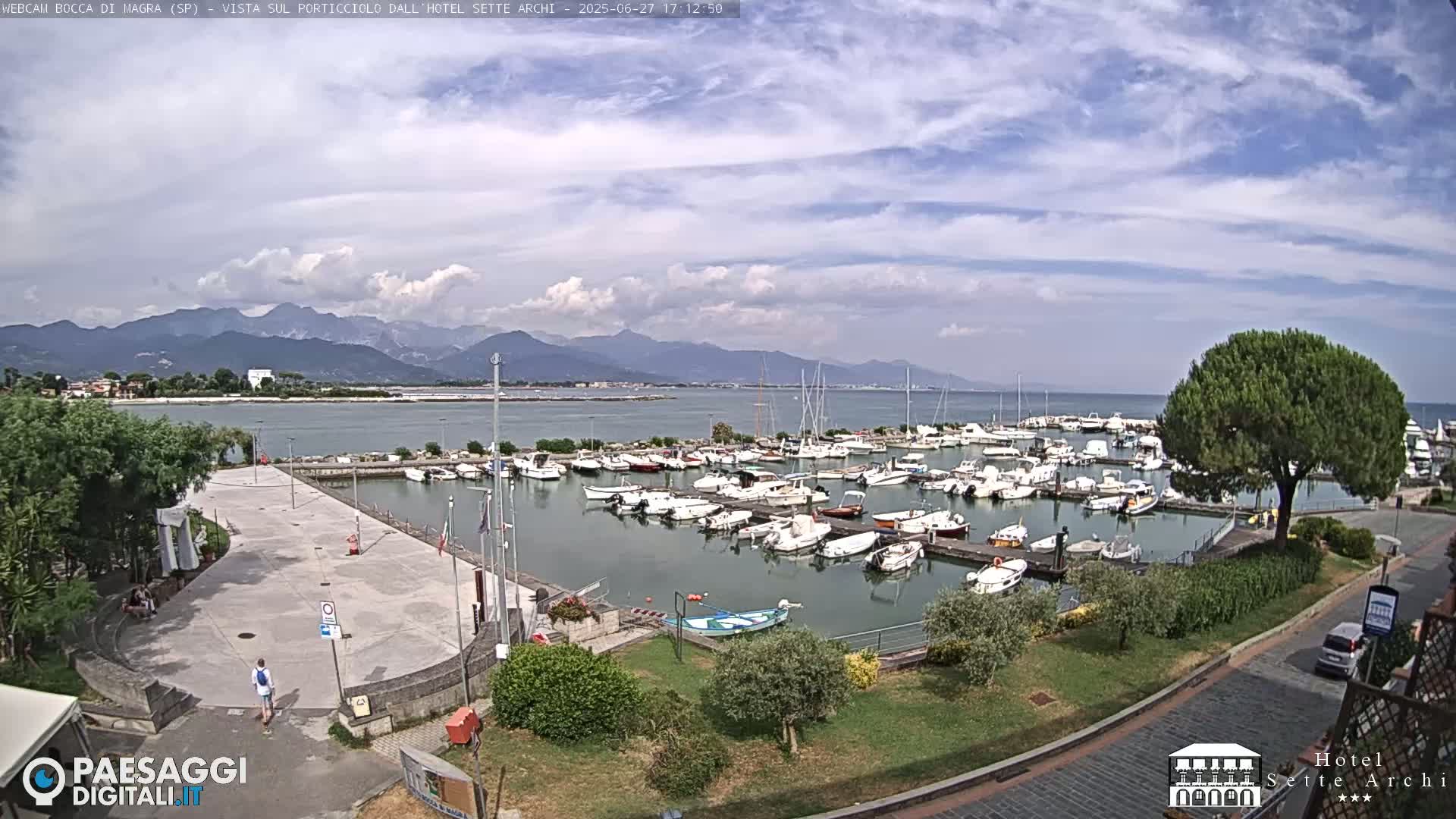  Bocca di Magra Harbor Live Cam - La Spezia, Liguria, Italy