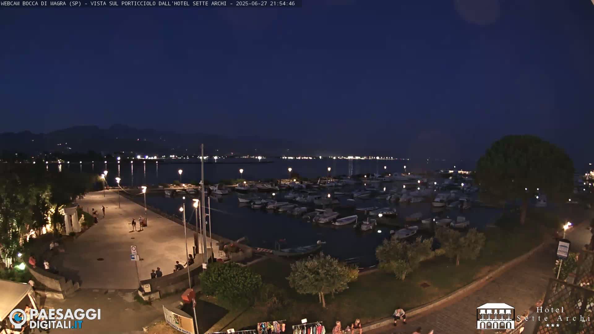  Bocca di Magra Harbor Live Cam - La Spezia, Liguria, Italy