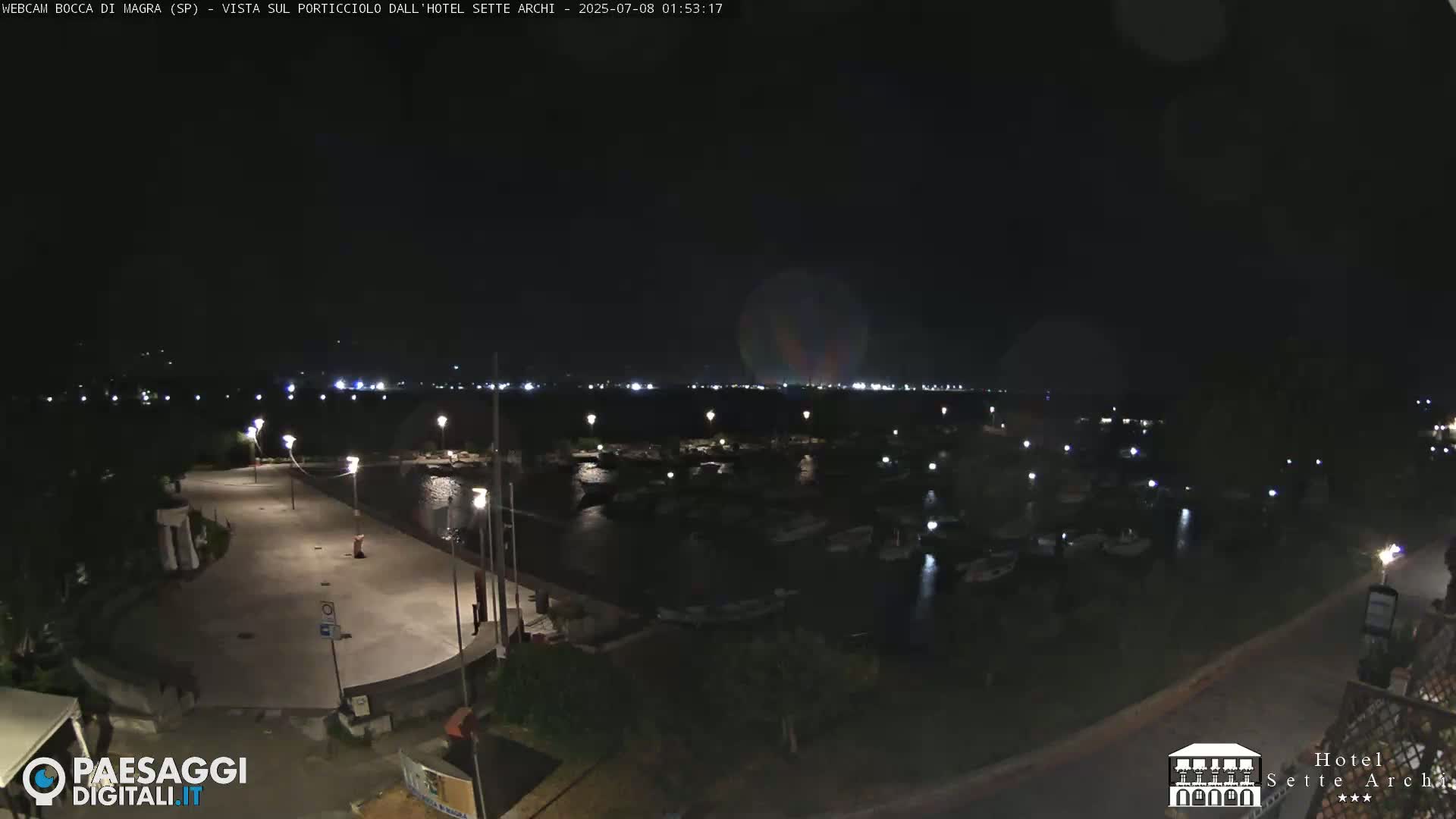  Bocca di Magra Harbor Live Cam - La Spezia, Liguria, Italy