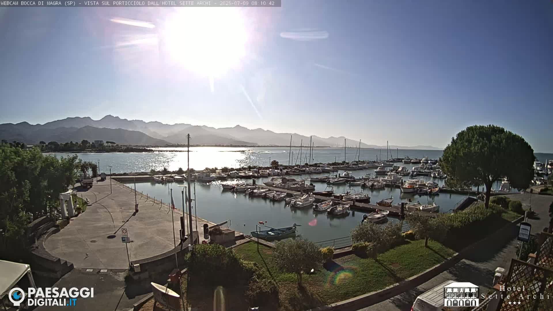  Bocca di Magra Harbor Live Cam - La Spezia, Liguria, Italy