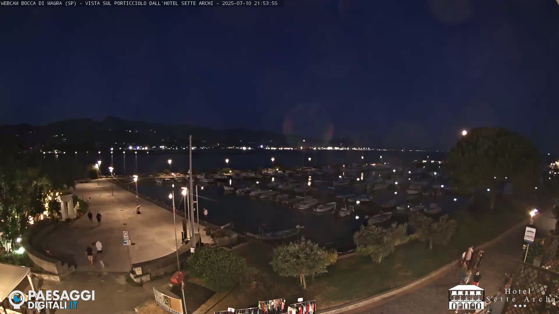  Bocca di Magra Harbor Live Cam - La Spezia, Liguria, Italy