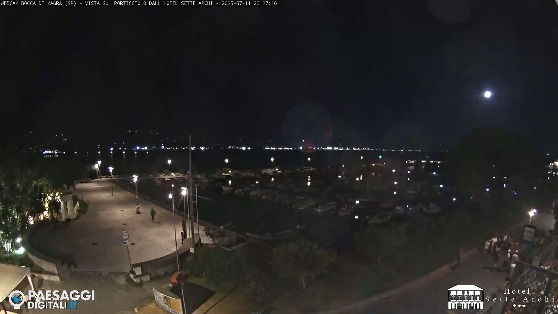  Bocca di Magra Harbor Live Cam - La Spezia, Liguria, Italy