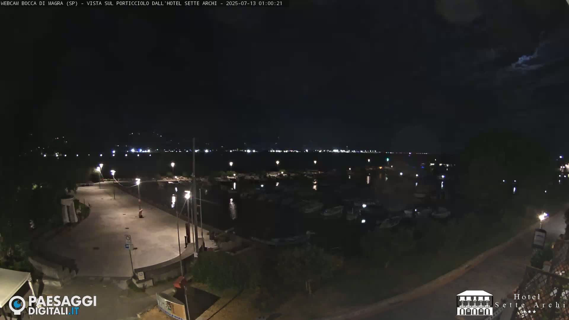  Bocca di Magra Harbor Live Cam - La Spezia, Liguria, Italy